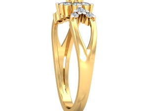 diamond ring for ladies 3D Print Model