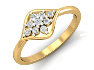 diamond ring for ladies 3D Print Model