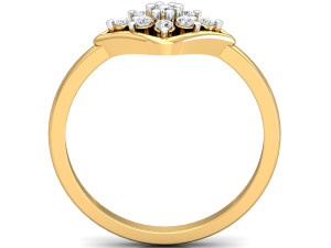 diamond ring for ladies 3D Druckmodell