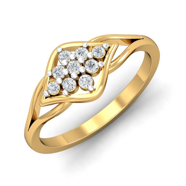 diamond ring for ladies 3D-printmodel .c4d .max .obj .3ds .fbx .stl .blend 