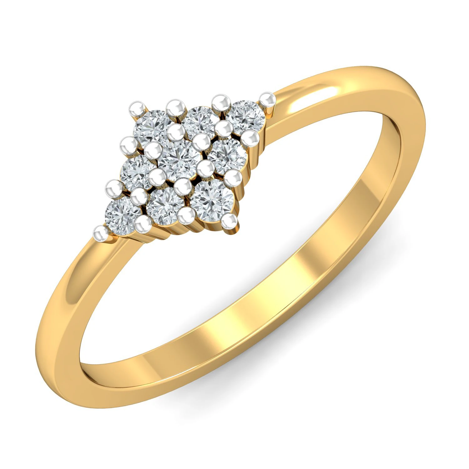 diamond ring for ladies 3D Print Model .c4d .max .obj .3ds .fbx .stl .blend
