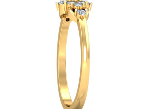 diamond ring for ladies 3D Baskı Modeli