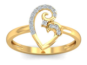 diamond ring for ladies 3D Print Model