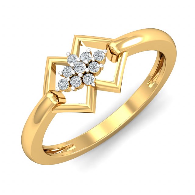 diamond ring for ladies 3D Print Model .c4d .max .obj .3ds .fbx .stl .blend 