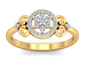 diamond ring for ladies 3D-printmodel