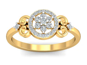 diamond ring for ladies 3D Print Model