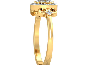 diamond ring for ladies 3D-printmodel