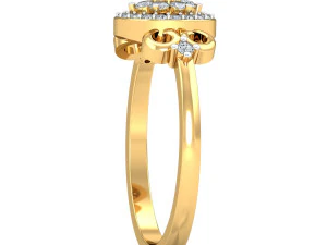 diamond ring for ladies 3D Print Model