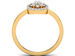 diamond ring for ladies 3D 打印模型