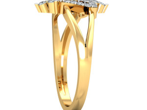 diamond ring for ladies 3D-printmodel