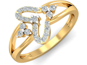 diamond ring for ladies 3D 打印模型