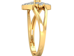 diamond ring for ladies Modello di stampa 3D