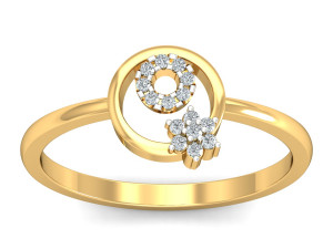diamond ring for ladies 3D-printmodel