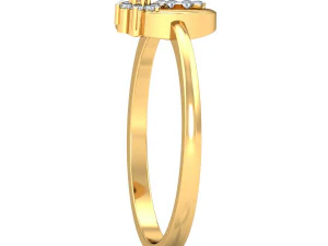 diamond ring for ladies 3D Print Model