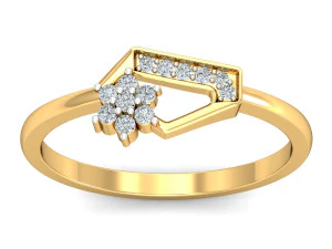 diamond ring for ladies 3D Print Model