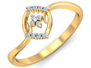 diamond ring for ladies Modelo de Impressão 3D