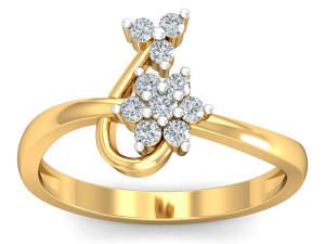 diamond ring for ladies 3Dプリントモデル
