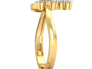 diamond ring for ladies 3D Print Model