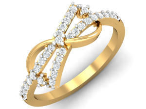 diamond ring for ladies 3D प्रिंट मॉडल