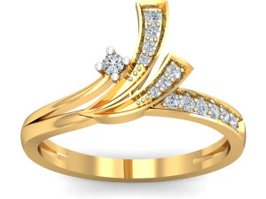 diamond ring for ladies 3D Print Model