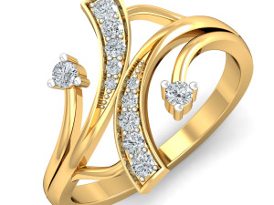 diamond ring for ladies 3D 프린트 모델