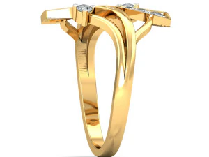 diamond ring for ladies 3D Print Model