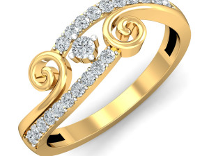diamond ring for ladies 3D-Druckmodell