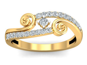 diamond ring for ladies 3Dプリントモデル