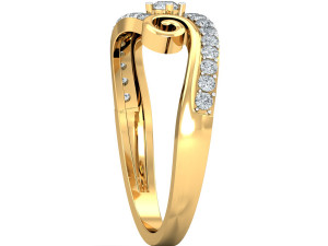 diamond ring for ladies 3Dプリントモデル