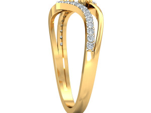 diamond ring for ladies 3D 打印模型