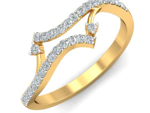 diamond ring for ladies 3D Print Model