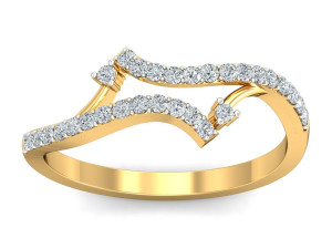 diamond ring for ladies 3D Baskı Modeli