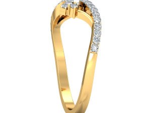 diamond ring for ladies 3D Baskı Modeli