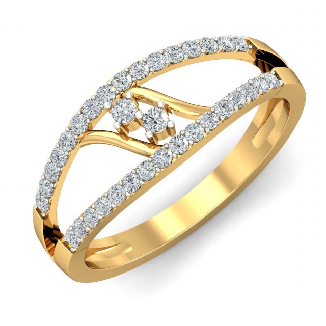diamond ring for ladies 3D प्रिंट मॉडल .c4d .max .obj .3ds .fbx .stl .blend 