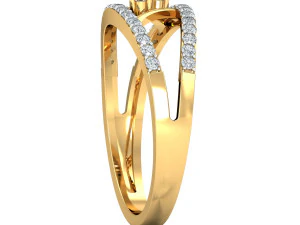 diamond ring for ladies 3D Print Model