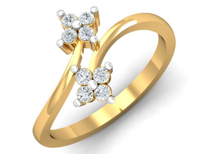 diamond ring for ladies Modèles 3D en vedette