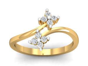 diamond ring for ladies 3D 打印模型