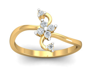 diamond ring for ladies 3D-Druckmodell