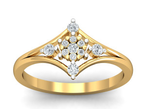 diamond ring for ladies 3D-printmodel