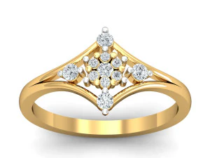 diamond ring for ladies 3D Print Model