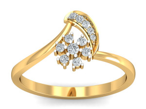 diamond ring for ladies Modèles 3D en vedette