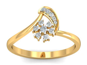diamond ring for ladies 3D Print Model