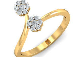 diamond ring for ladies 3Dプリントモデル