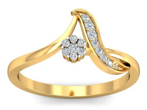 diamond ring for ladies 3D Print Model