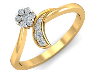 diamond ring for ladies 3Dプリントモデル