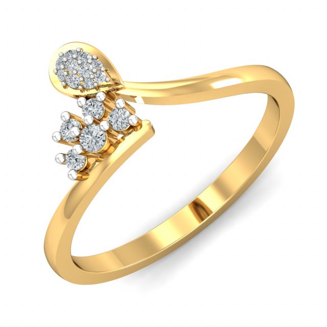 diamond ring for ladies Model do druku 3D .c4d .max .obj .3ds .fbx .stl .blend 