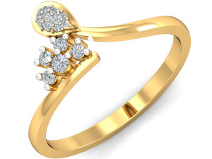 diamond ring for ladies 3D प्रिंट मॉडल