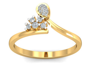 diamond ring for ladies Model do druku 3D