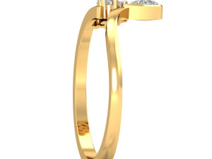 diamond ring for ladies Model do druku 3D