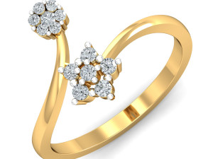 diamond ring for ladies 3D-printmodel